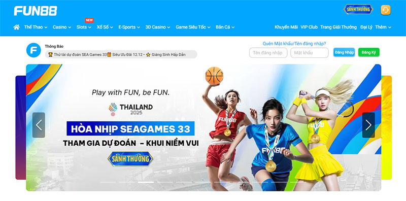 FUN88 bị chặn link